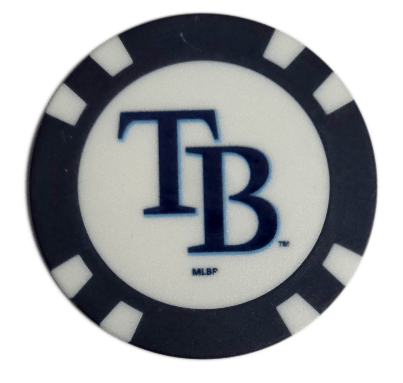 Officially Licensed Tampa Bay Rays Poker Chip Golf Ball Marker - Club Rehab