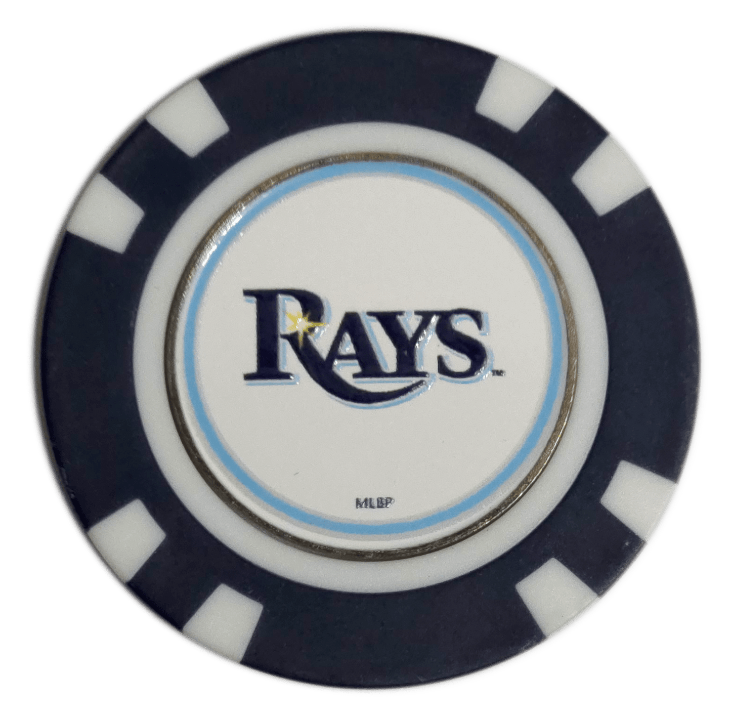 Officially Licensed Tampa Bay Rays Poker Chip Golf Ball Marker - Club Rehab