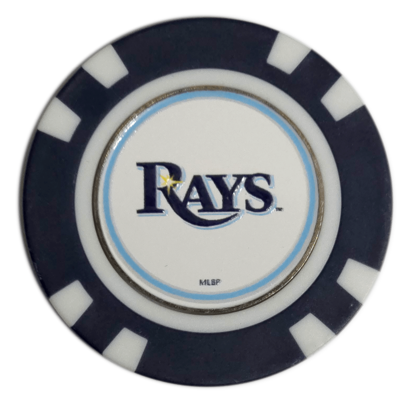 Officially Licensed Tampa Bay Rays Poker Chip Golf Ball Marker - Club Rehab