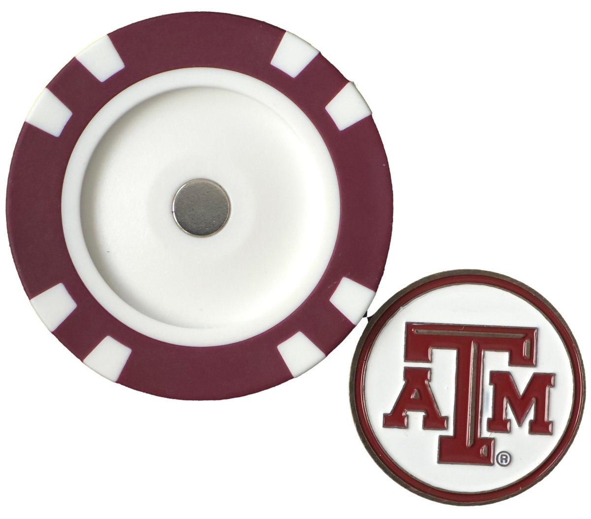 Officially Licensed Texas A&M Aggies Poker Chip Ball Marker - Club Rehab - Golf Ball MarkerOfficially Licensed Texas A&M Aggies Poker Chip Ball Marker