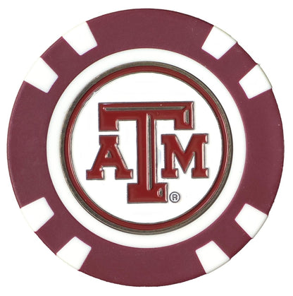 Officially Licensed Texas A&M Aggies Poker Chip Ball Marker - Club Rehab - Golf Ball MarkerOfficially Licensed Texas A&M Aggies Poker Chip Ball Marker