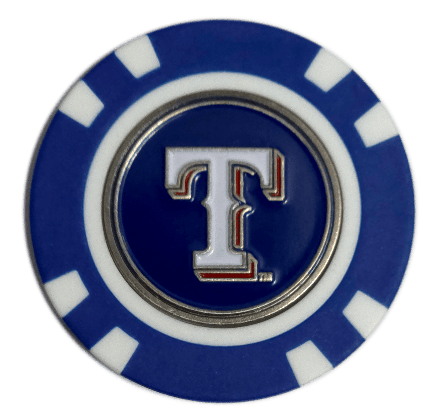 Officially Licensed Texas Rangers Poker Chip Golf Ball Marker - Club Rehab