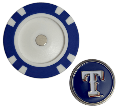 Officially Licensed Texas Rangers Poker Chip Golf Ball Marker - Club Rehab