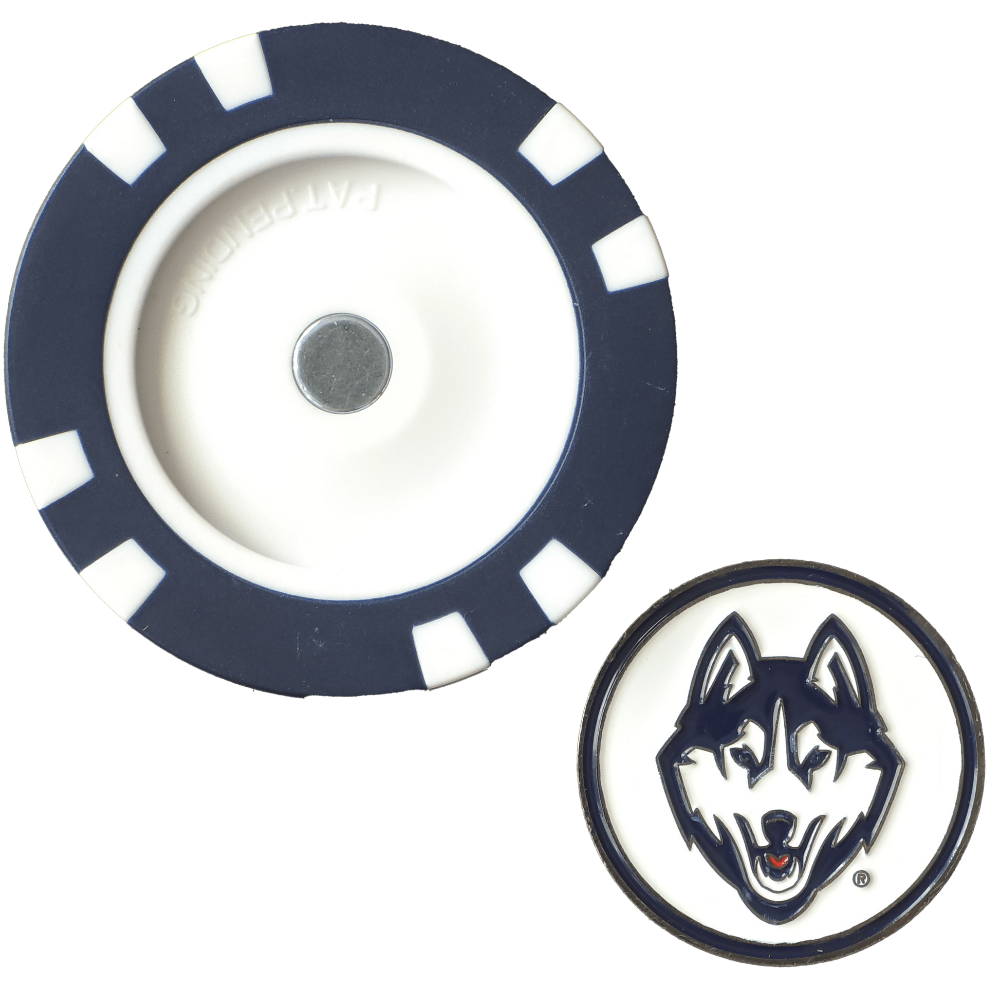 Officially Licensed UConn Huskies Poker Chip Ball Marker - Club Rehab