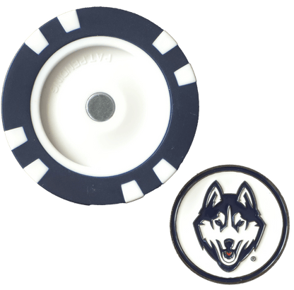 Officially Licensed UConn Huskies Poker Chip Ball Marker - Club Rehab