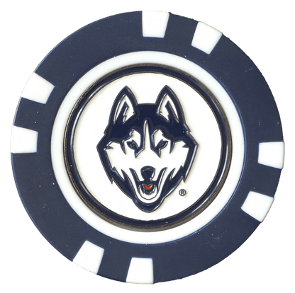 Officially Licensed UConn Huskies Poker Chip Ball Marker - Club Rehab
