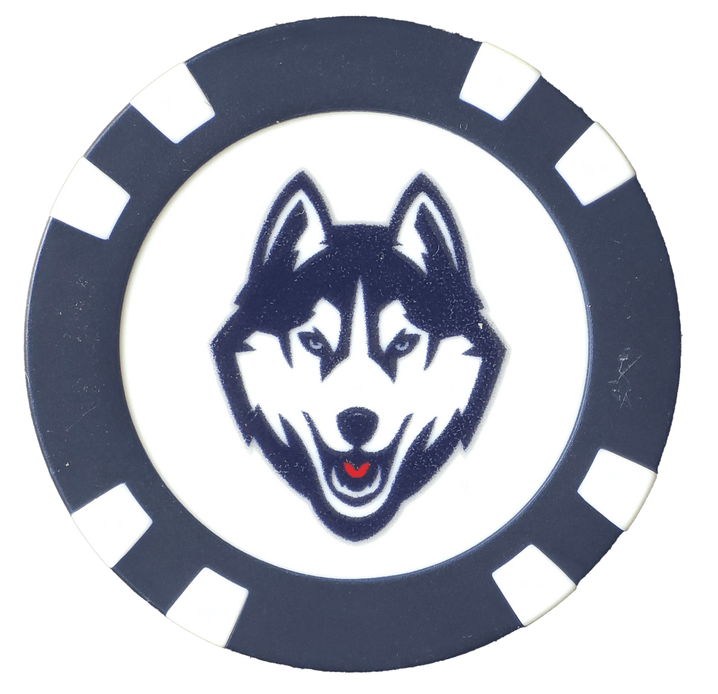 Officially Licensed UConn Huskies Poker Chip Ball Marker - Club Rehab