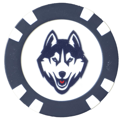 Officially Licensed UConn Huskies Poker Chip Ball Marker - Club Rehab