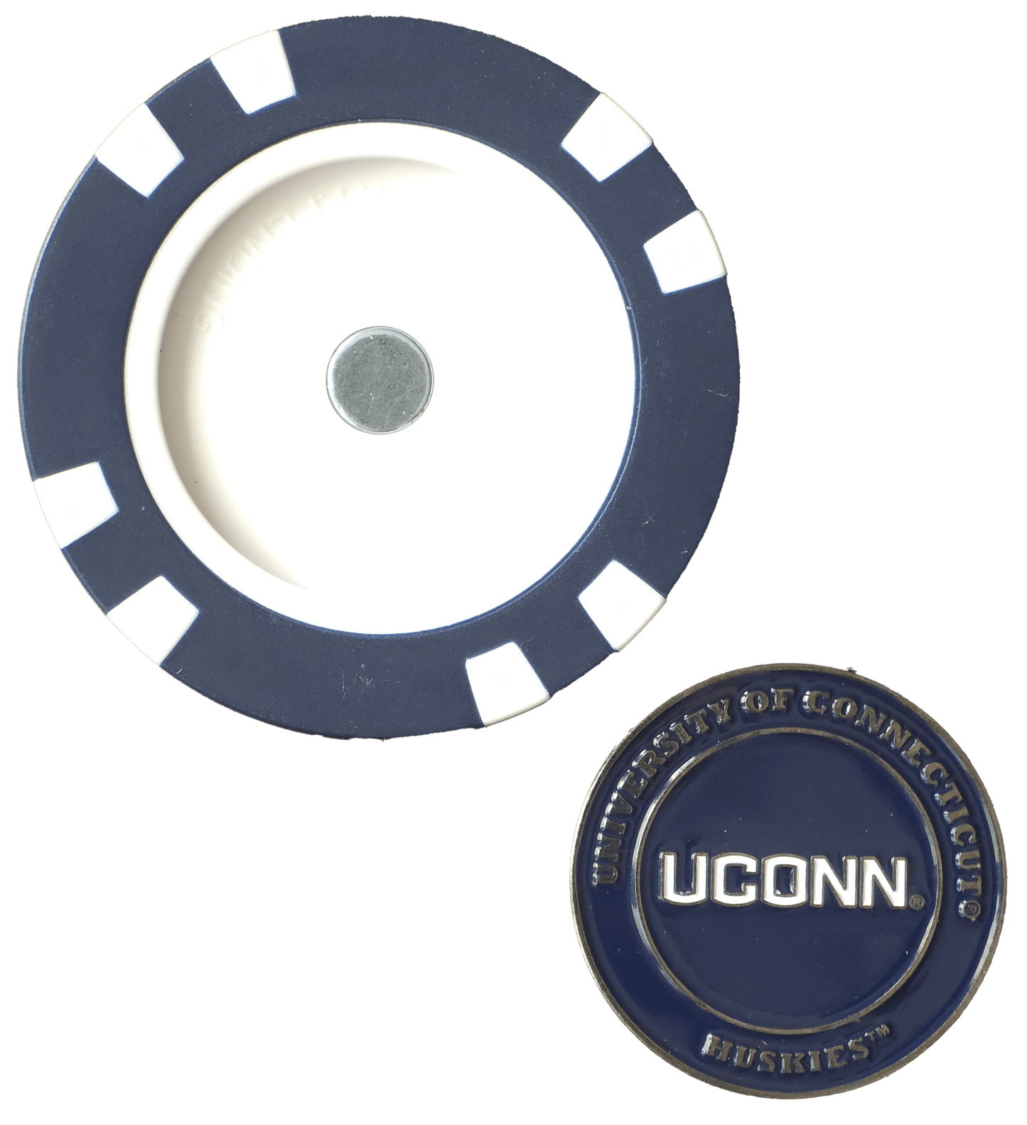 Officially Licensed UConn Huskies Poker Chip Ball Marker - Club Rehab
