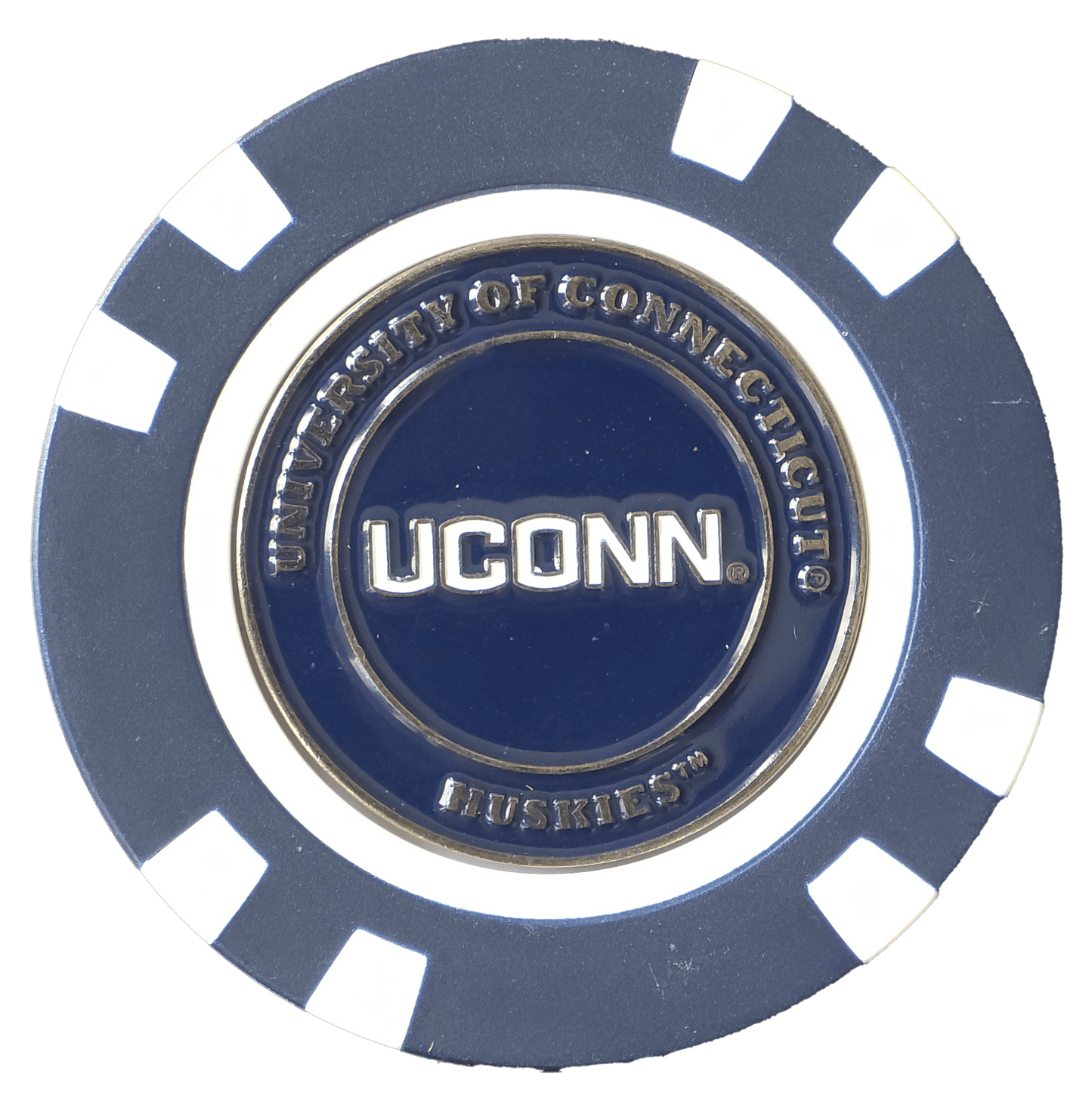 Officially Licensed UConn Huskies Poker Chip Ball Marker - Club Rehab