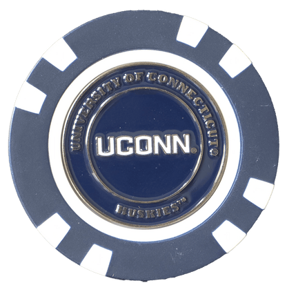 Officially Licensed UConn Huskies Poker Chip Ball Marker - Club Rehab