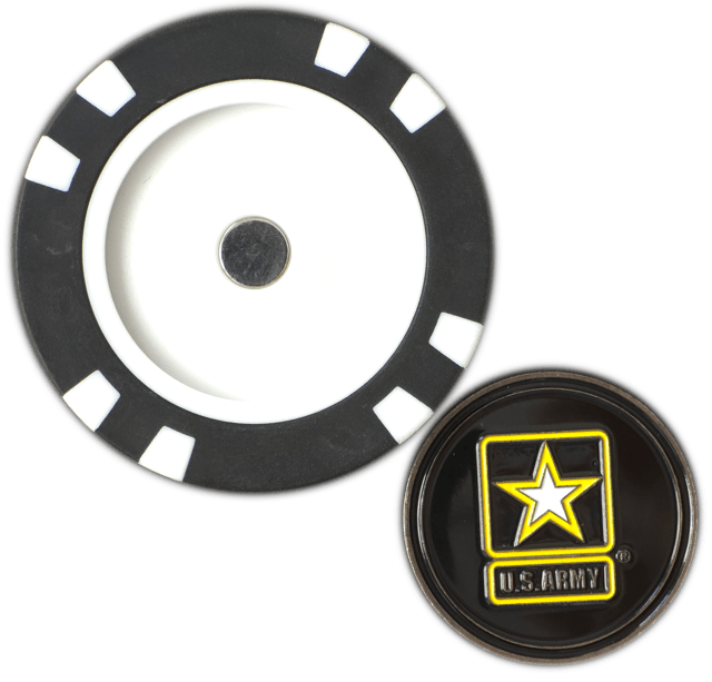 Officially Licensed U.S. Army Poker Chip Ball Marker - Club Rehab
