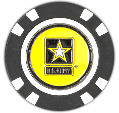 Officially Licensed U.S. Army Poker Chip Ball Marker - Club Rehab