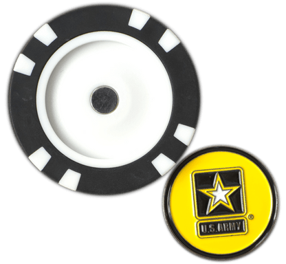 Officially Licensed U.S. Army Poker Chip Ball Marker - Club Rehab