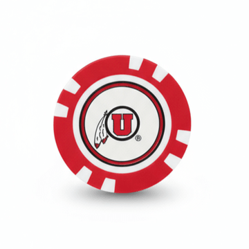 Utah Utes Poker Chip Ball Marker