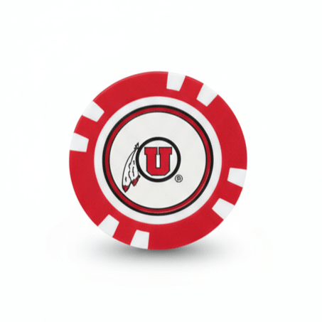 Red and white circular logo with a stylized letter 'U' on a white background