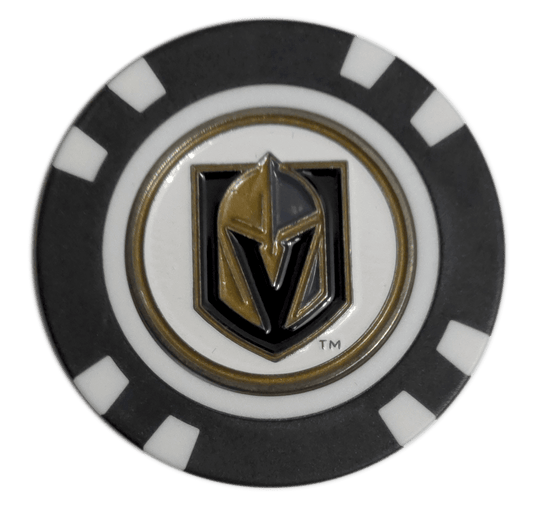 Officially Licensed Vegas Golden Knights Poker Chip Golf Ball Marker - Club Rehab