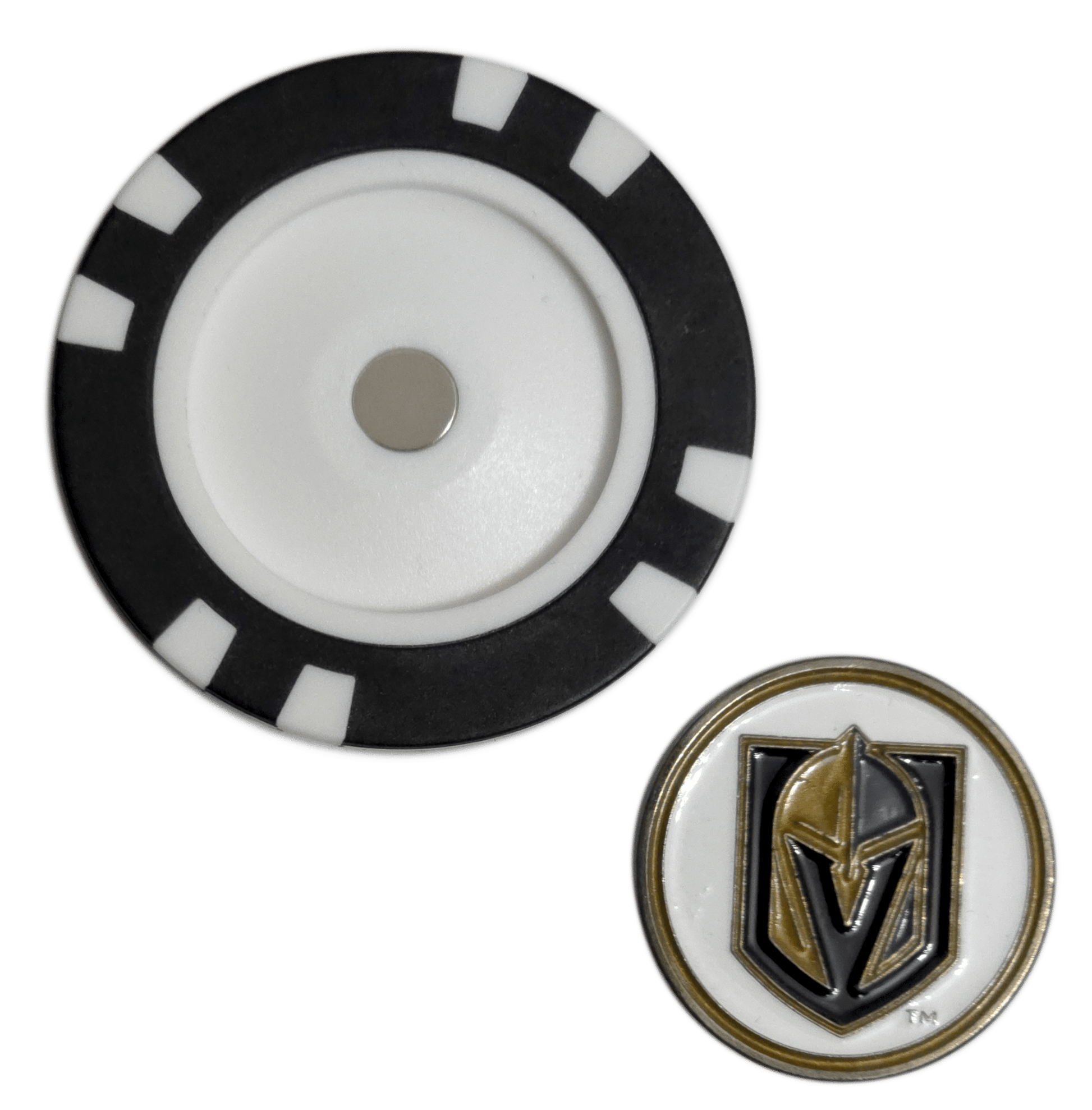 Officially Licensed Vegas Golden Knights Poker Chip Golf Ball Marker - Club Rehab