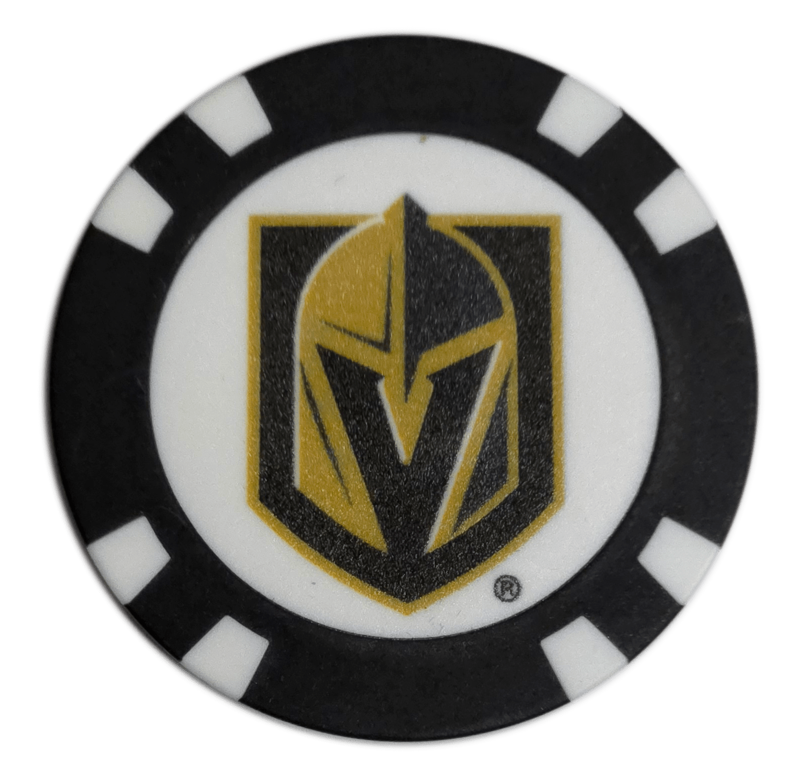 Officially Licensed Vegas Golden Knights Poker Chip Golf Ball Marker - Club Rehab