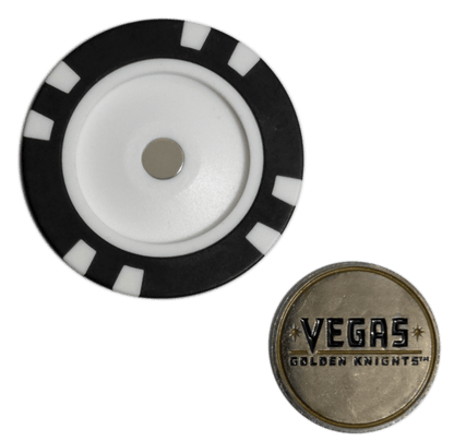 Officially Licensed Vegas Golden Knights Poker Chip Golf Ball Marker - Club Rehab