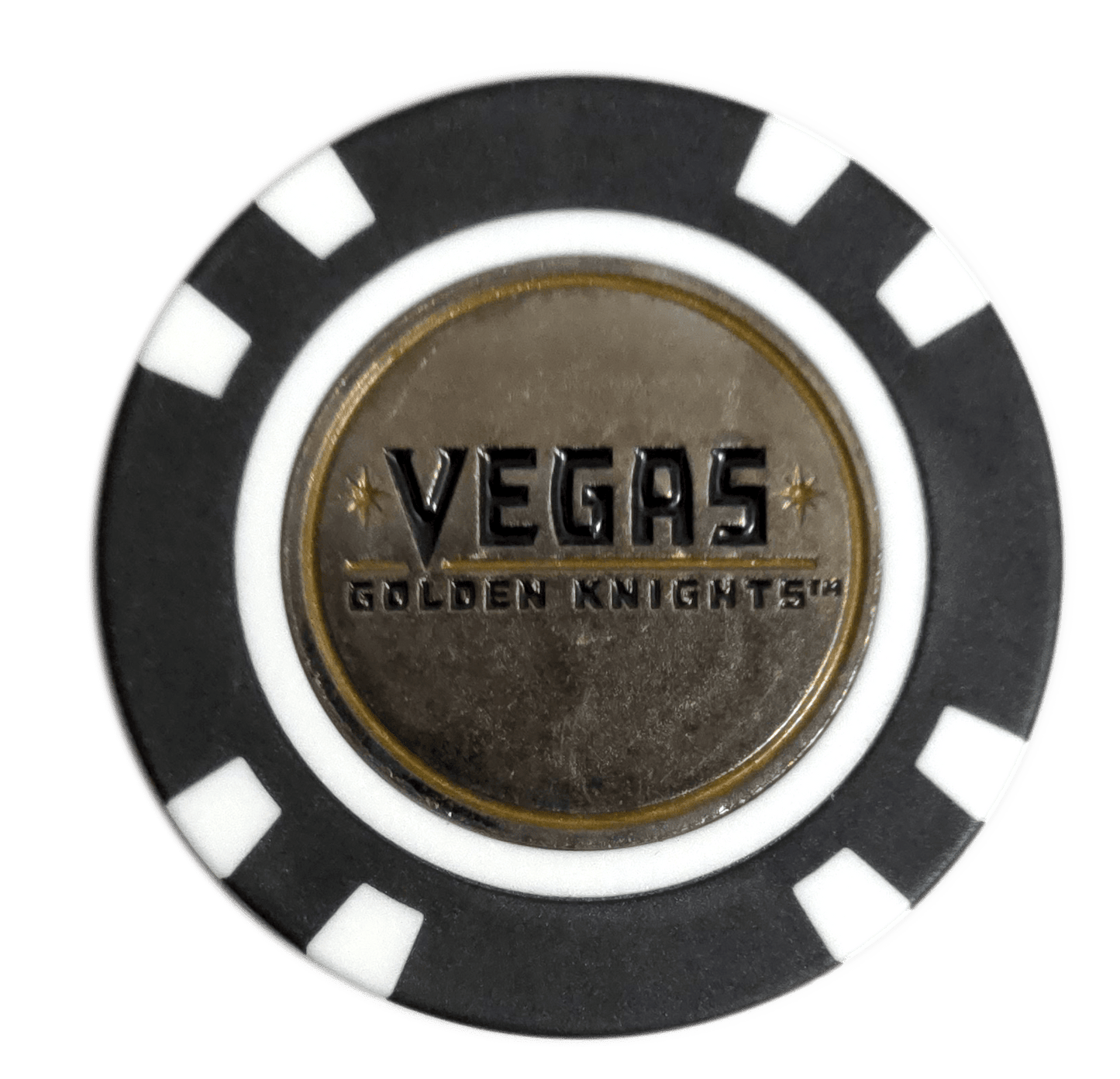 Officially Licensed Vegas Golden Knights Poker Chip Golf Ball Marker - Club Rehab