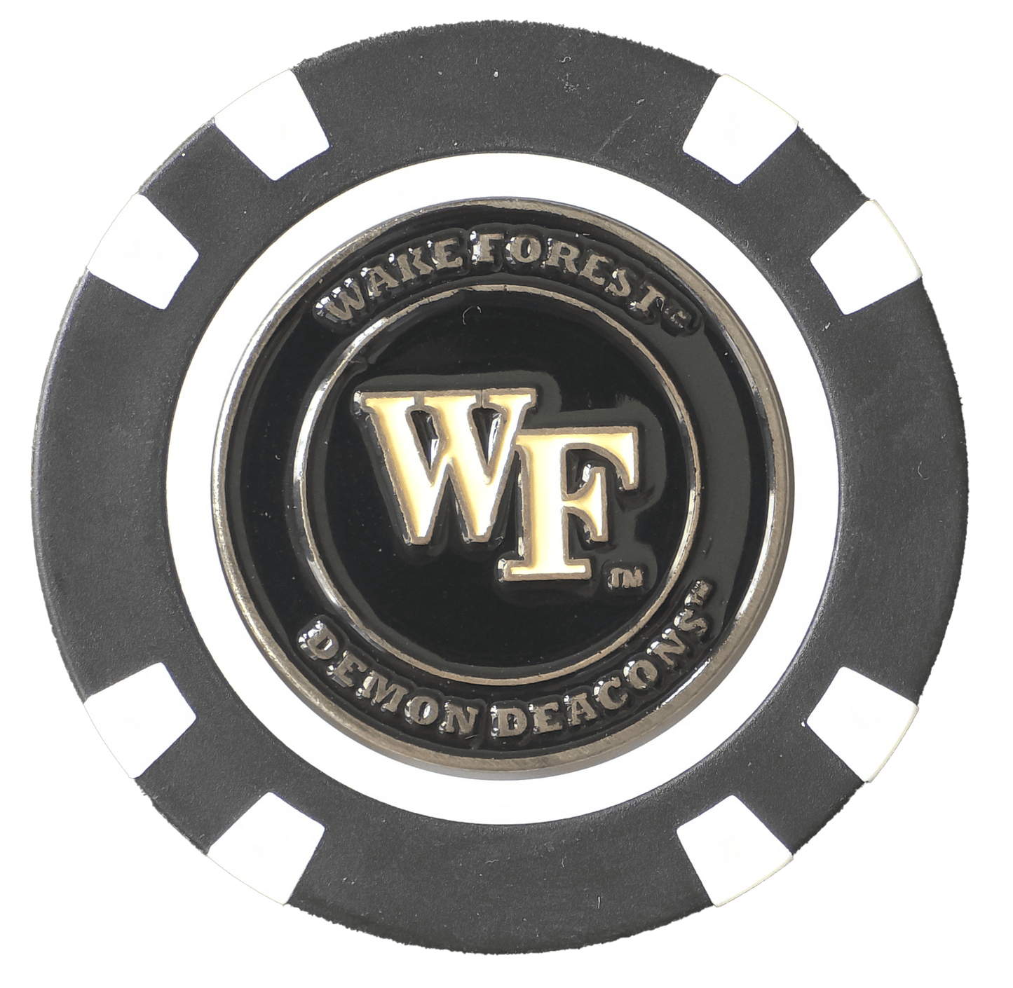 Officially Licensed Wake Forest Demon Deacons Poker Chip Ball Marker - Club Rehab