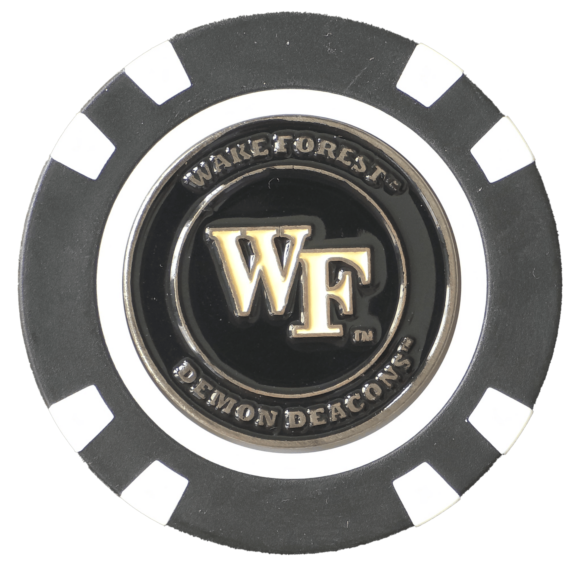 Officially Licensed Wake Forest Demon Deacons Poker Chip Ball Marker - Club Rehab