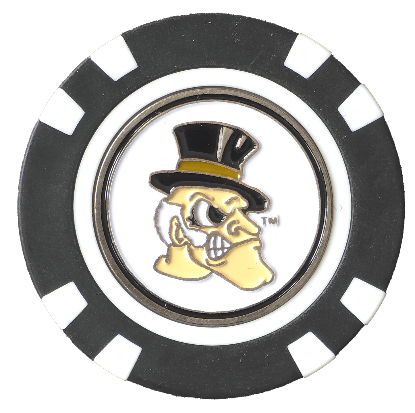 Officially Licensed Wake Forest Demon Deacons Poker Chip Ball Marker - Club Rehab