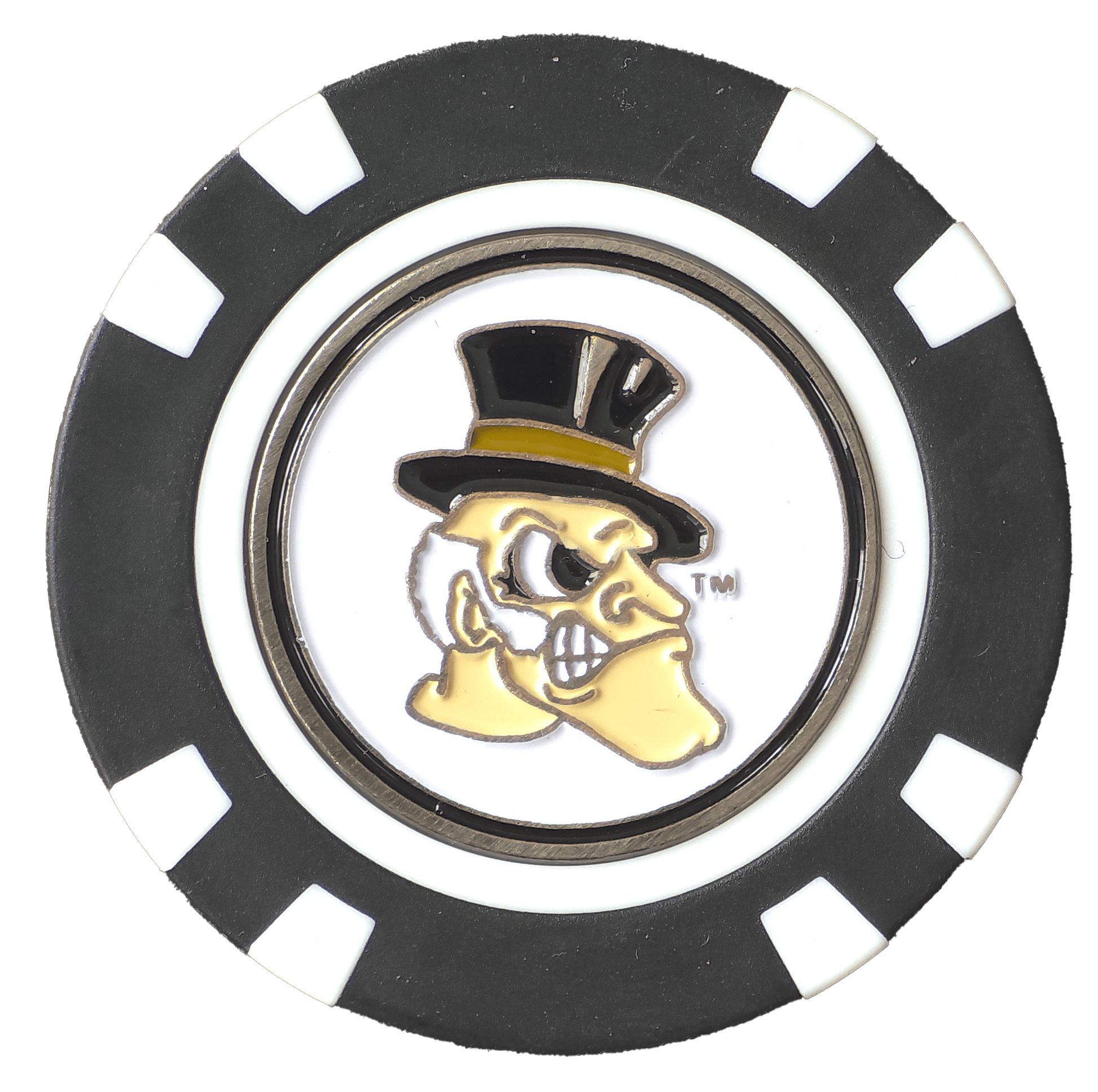 Officially Licensed Wake Forest Demon Deacons Poker Chip Ball Marker - Club Rehab