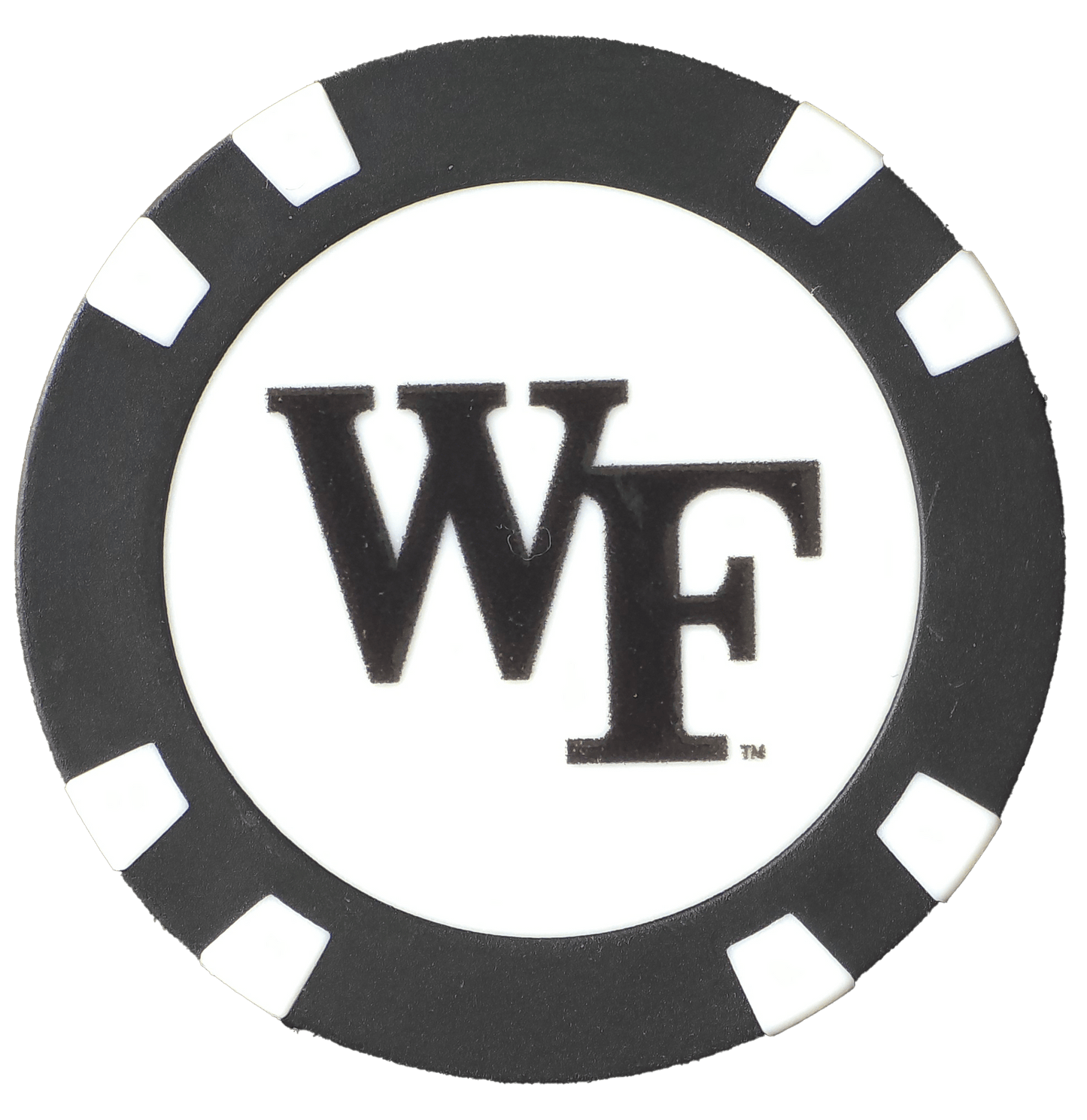 Officially Licensed Wake Forest Demon Deacons Poker Chip Ball Marker - Club Rehab