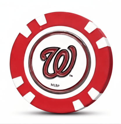 Officially Licensed Washington Nationals Poker Chip Ball Marker - Club Rehab