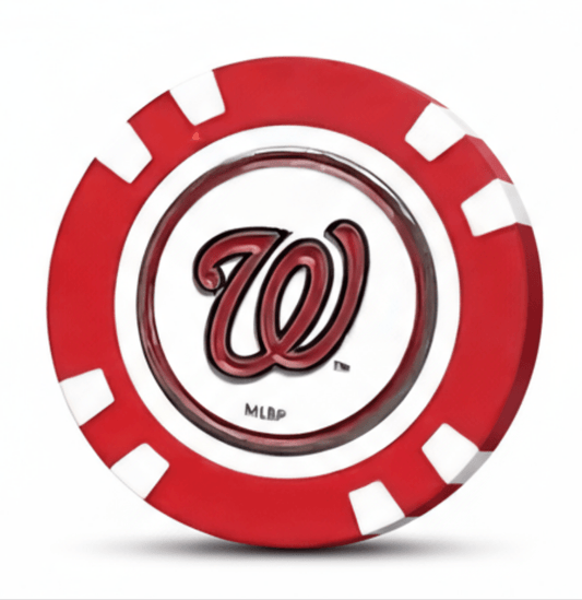 Officially Licensed Washington Nationals Poker Chip Ball Marker - Club Rehab