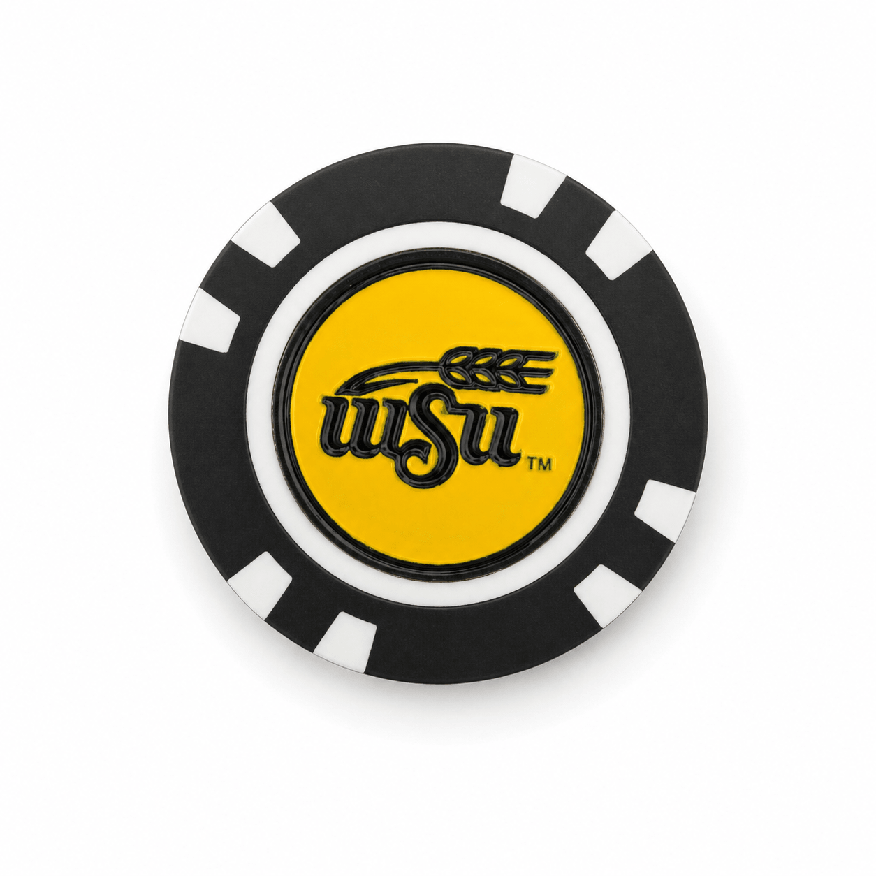 Officially Licensed Wichita State Shockers Poker Chip Ball Marker - Club Rehab