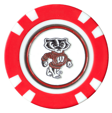 Wisconsin Badgers Poker Chip Ball Marker