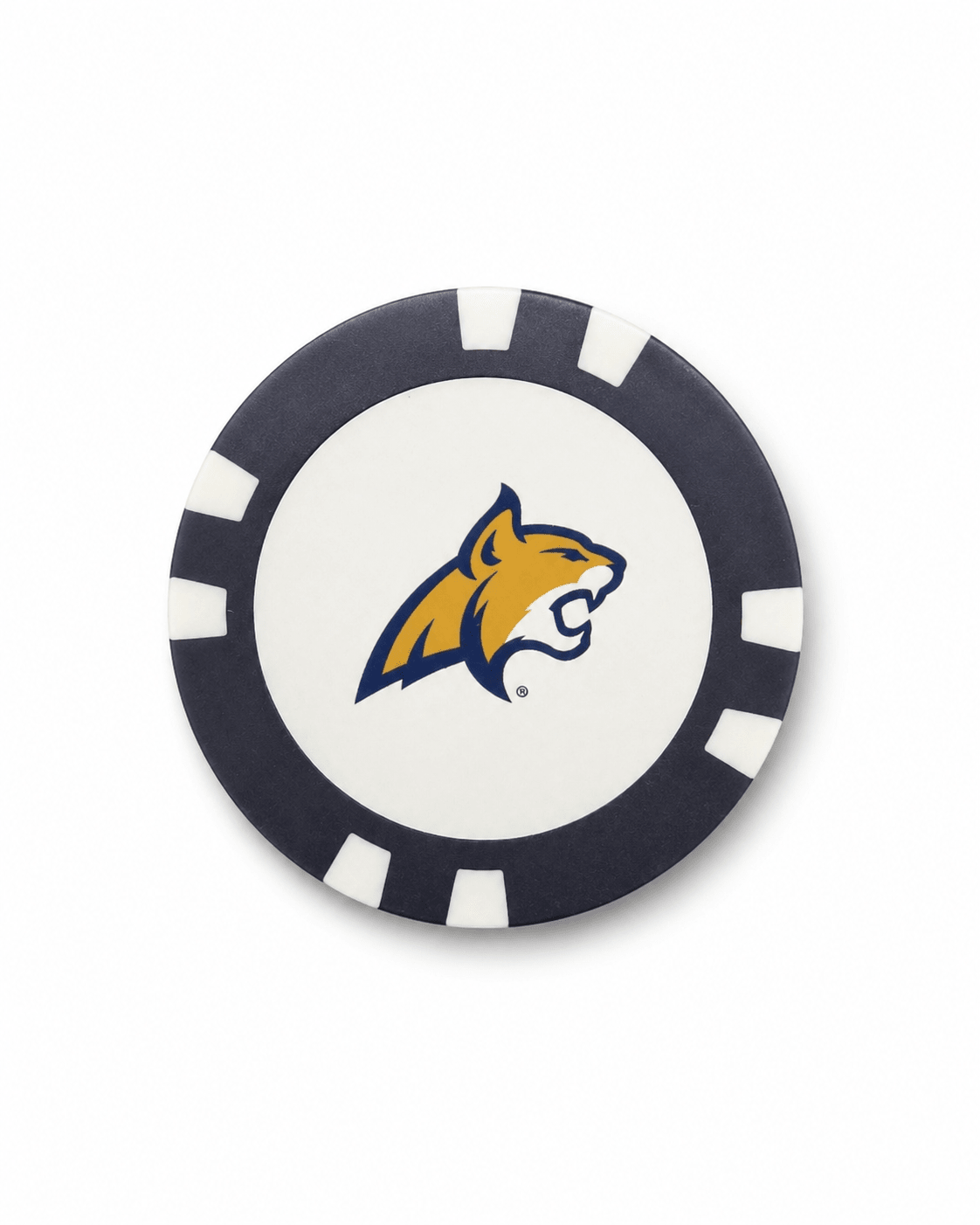 Officially Montana State Bobcats Poker Chip Ball Marker - Club Rehab
