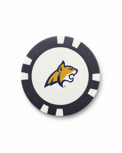 Officially Montana State Bobcats Poker Chip Ball Marker - Club Rehab