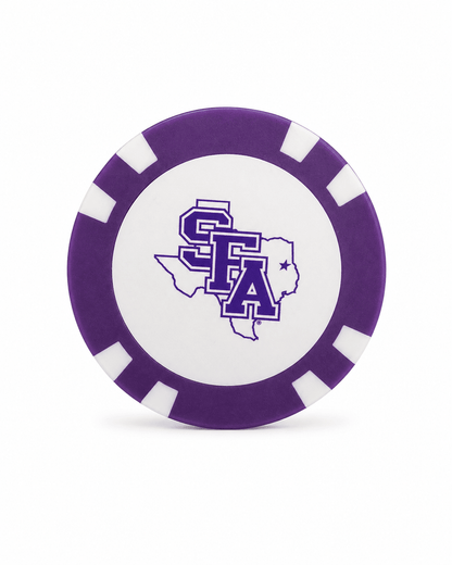 Officially Stephen F. Austin Lumberjacks Poker Chip Ball Marker - Club Rehab