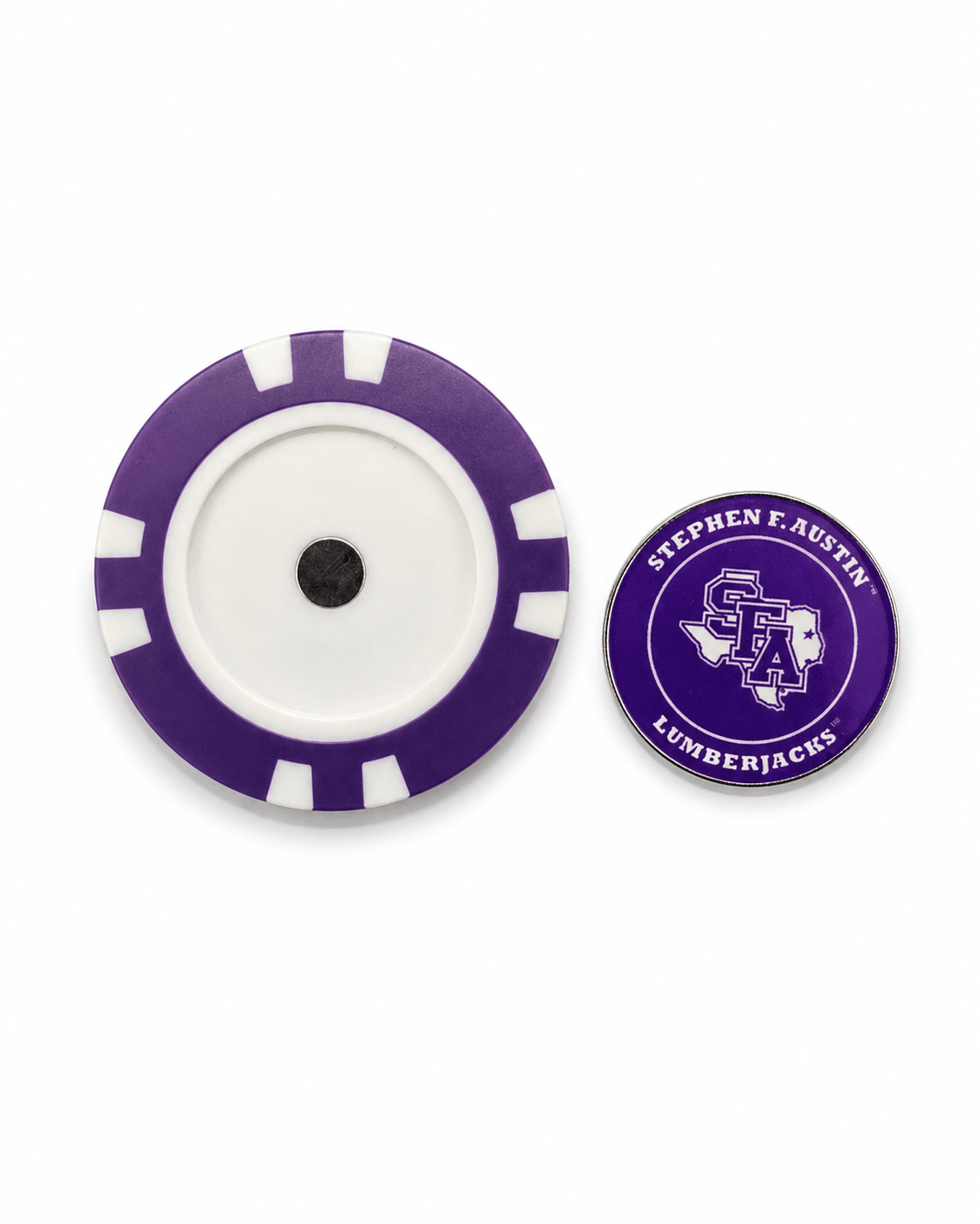 Officially Stephen F. Austin Lumberjacks Poker Chip Ball Marker - Club Rehab