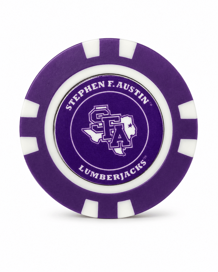 Officially Stephen F. Austin Lumberjacks Poker Chip Ball Marker - Club Rehab