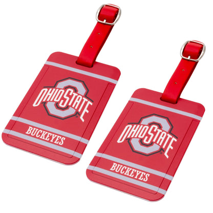 Ohio State Buckeyes plastic golf bag tag by Team Golf, product photo 4