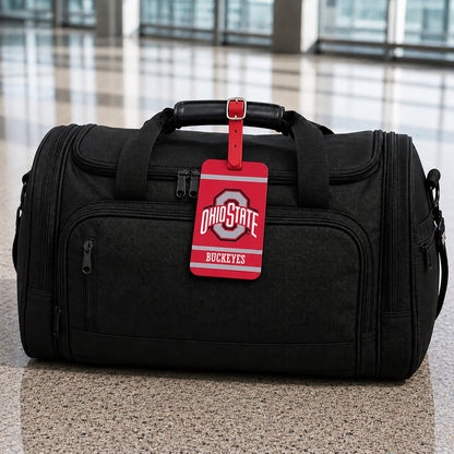 Ohio State Buckeyes plastic golf bag tag by Team Golf, product photo 5