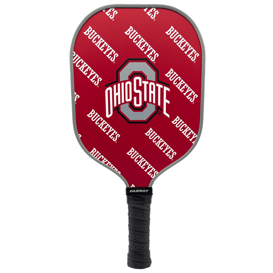 Ohio State Buckeyes Pickleball Paddle | Carbon Fiber Face | 12mm Core - Club Rehab