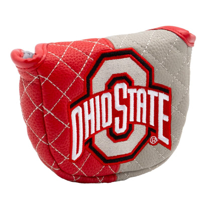 Ohio State Buckeyes Quilted Headcovers – Go Bucks Collection - Mallet Putter Split - Club Rehab
