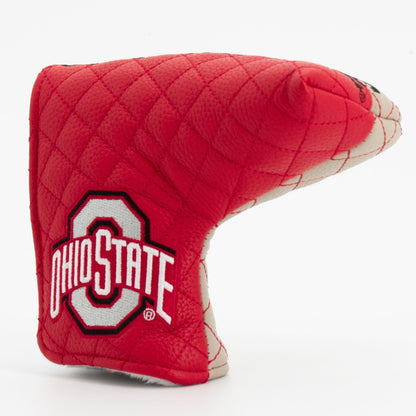 Ohio State Buckeyes Quilted Headcovers – Go Bucks Collection - Blade Putter Split - Club Rehab