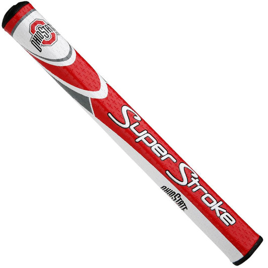 Ohio State Buckeyes SuperStroke Mid Slim 2.0 putter grip, grip-only supplier photo