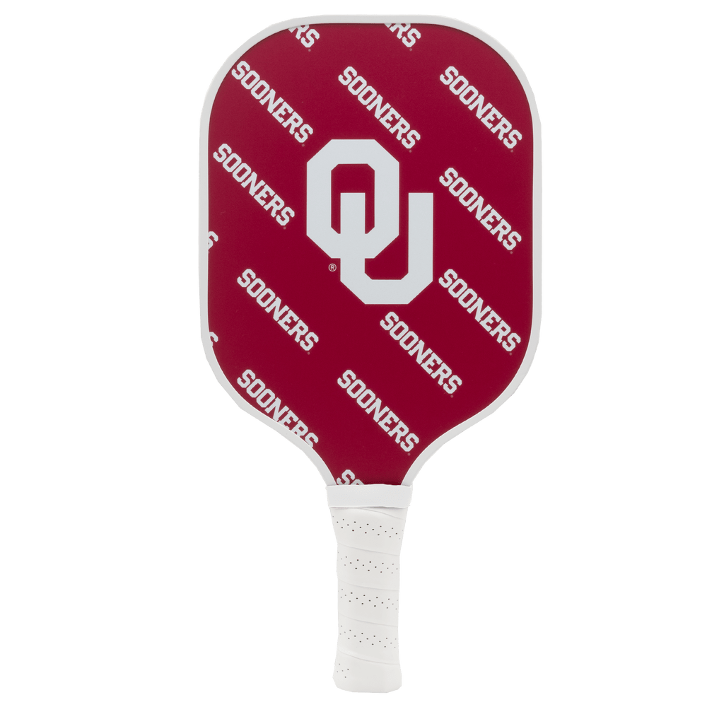 Oklahoma Sooners Pickleball Paddle | Carbon Fiber Face | 12mm Core - Club Rehab