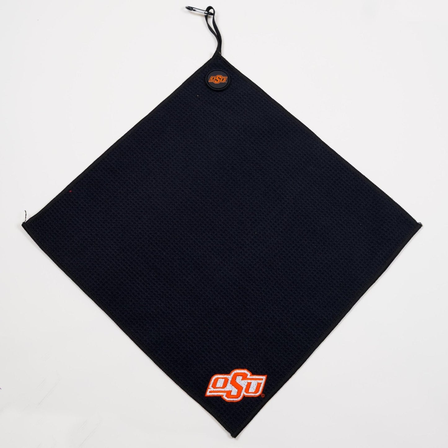 Oklahoma State Cowboys NCAA Magnetic Embroidered Golf Towel – 15" x 15" - Club Rehab