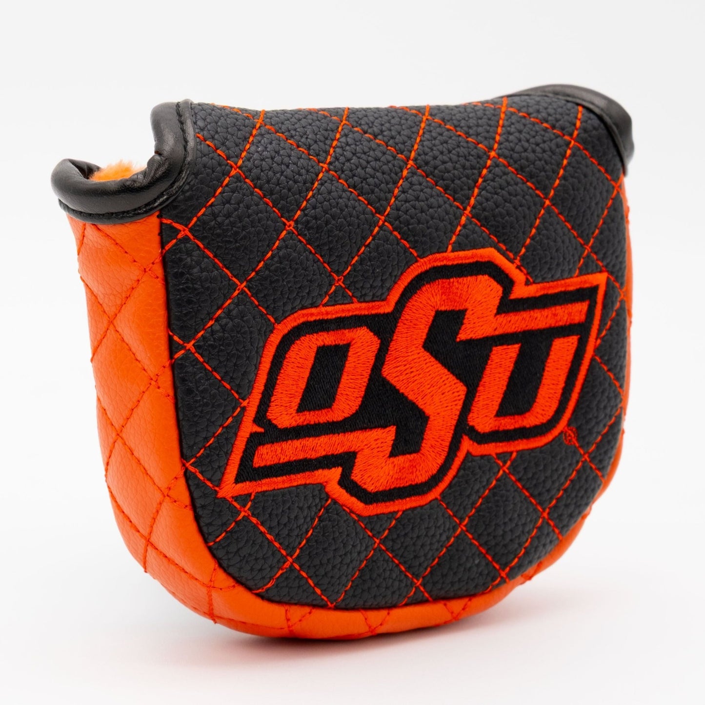 Oklahoma State Cowboys Quilted Headcovers – Go Pokes Collection - Mallet Putter Solid - Club Rehab