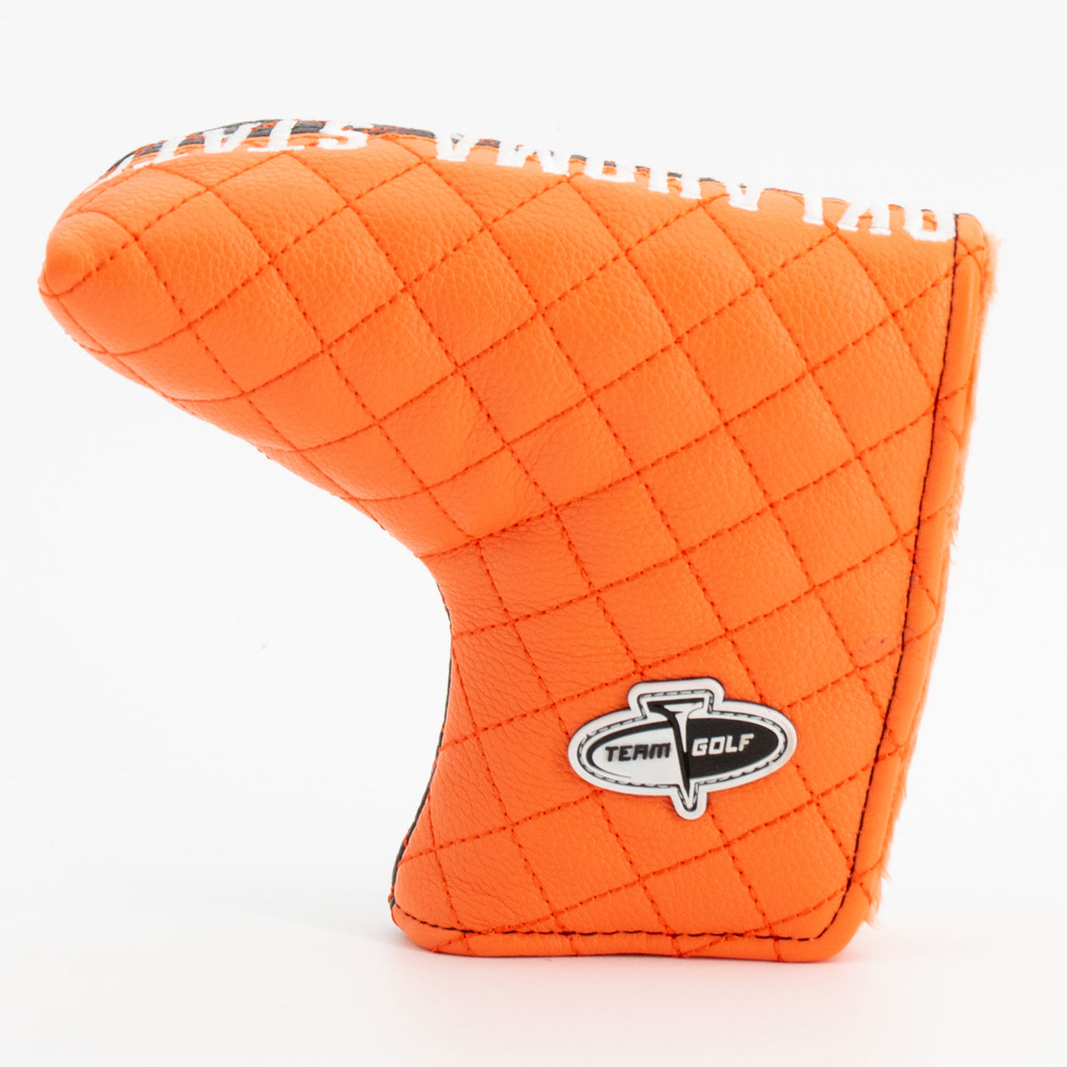 Oklahoma State Cowboys Split Quilted Blade Putter Cover, back view