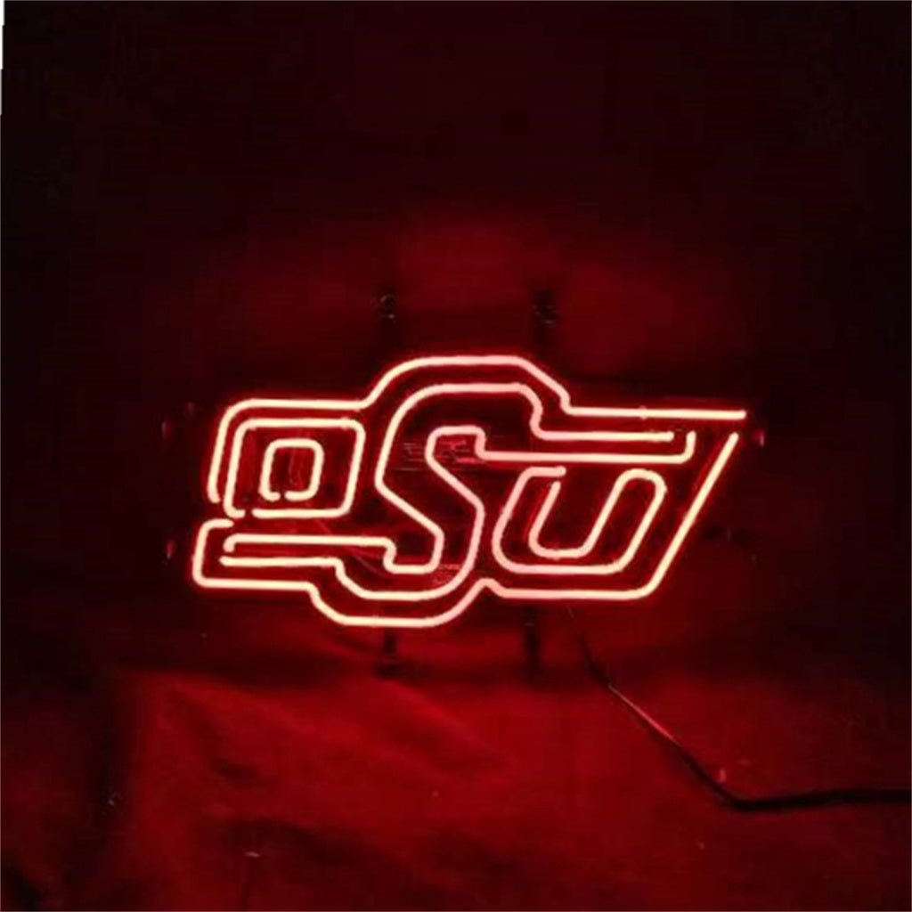 Oklahoma State University Logo Neon Signs - Club Rehab